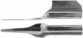 ramrod pipe, iron, fusil entry pipe with skirt, for 5/16" ramrod